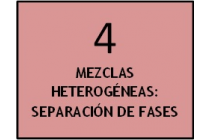 Mezclas heterogéneas: separación de fases